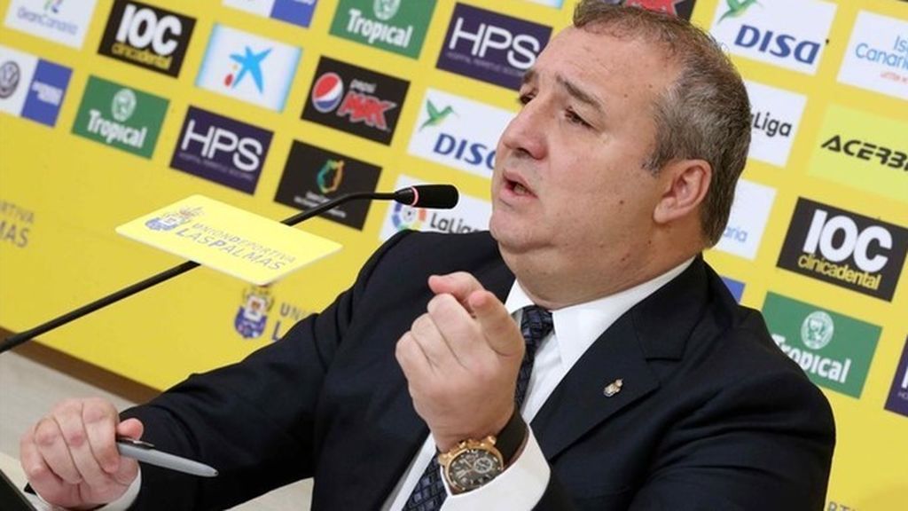 Miguel Ángel Ramírez, presidente de Las Palmas, detenido al aterrizar en Gran Canaria procedente de Miami