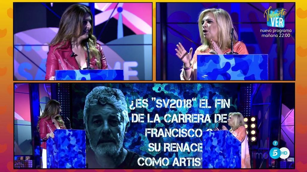 Carmen Borrego y Laura Fa debaten sobre si es ‘Supervivientes’ el fin de la carrera de Francisco o su renacer como artista