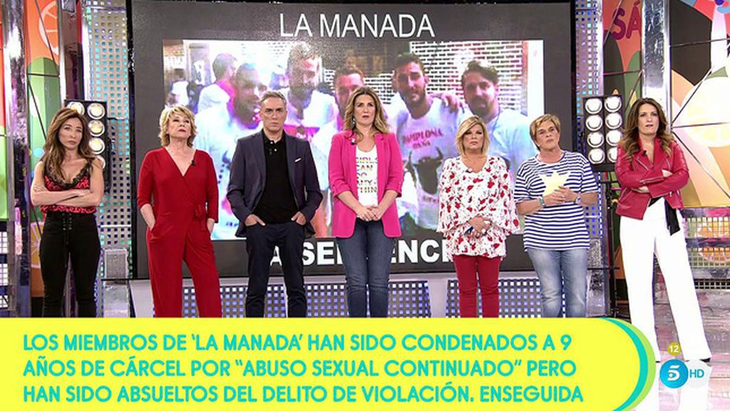Carlota Corredera, sobre la condena de 'La Manada': "Una vez más, la justicia deja desamparada a la víctima"