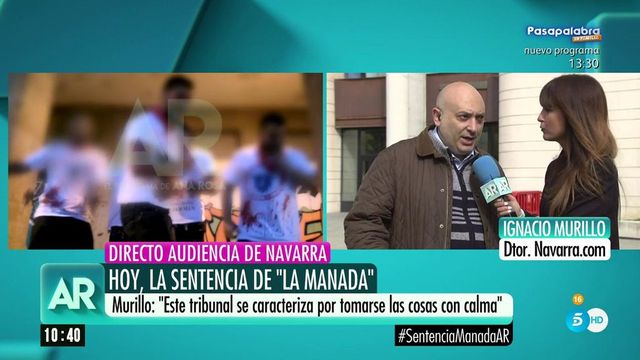 Ignacio Murillo, sobre la sentencia de ‘La Manada’: “Todo parece ...