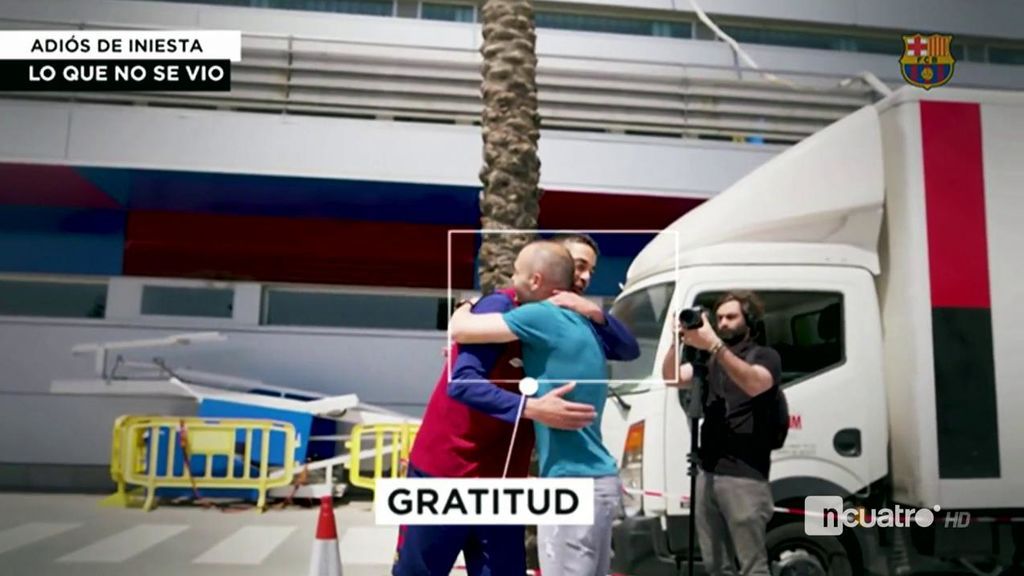 Lo que no se vio de la despedida de Iniesta: Gratitud, respeto y reconocimiento
