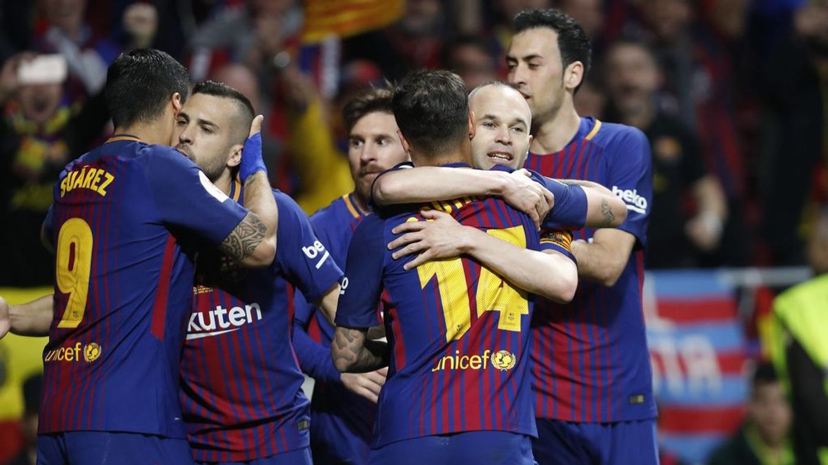 La felicitación del Real Madrid al Barcelona tras la conquista de la Copa del Rey y la Liga
