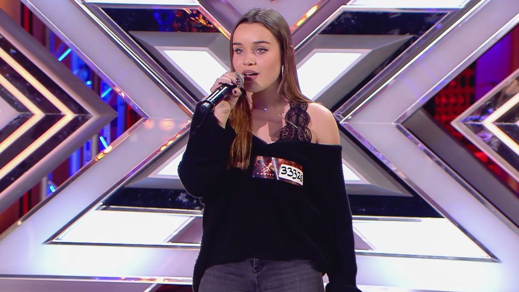 Laura García sorprende al jurado de 'Factor X' con 'I'm not the only one'