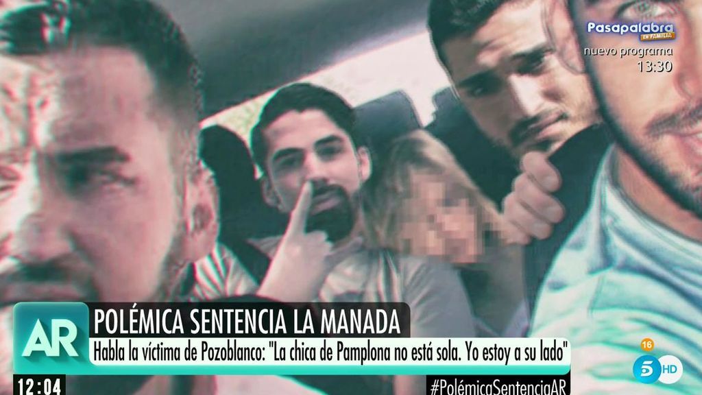 La víctima de Pozoblanco de 'La Manada': "Voy a ir hasta el final. La chica de Pamplona no está sola"