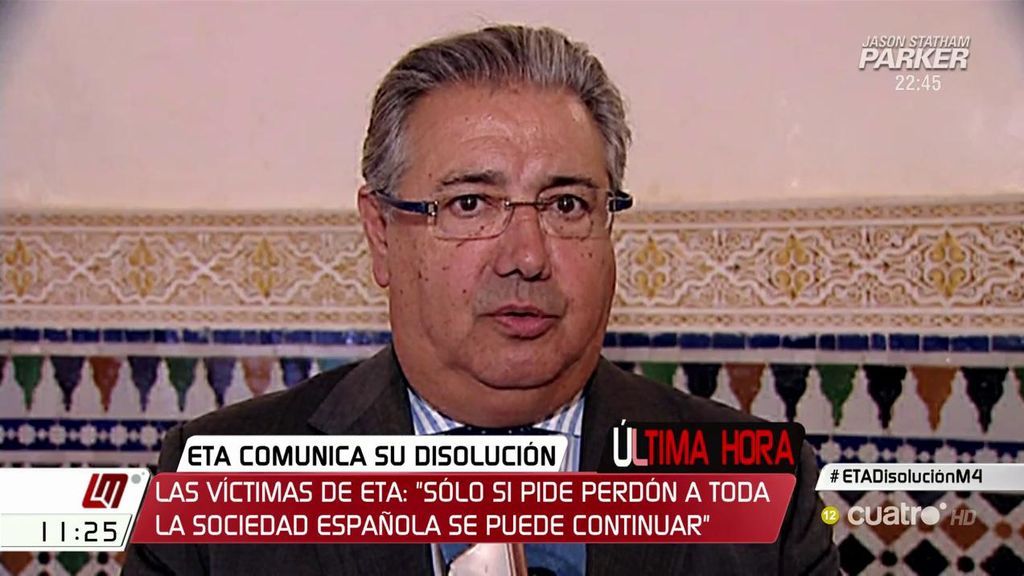 Zoido advierte a ETA que “serán perseguidos allá donde se encuentren” a pesar de disolverse