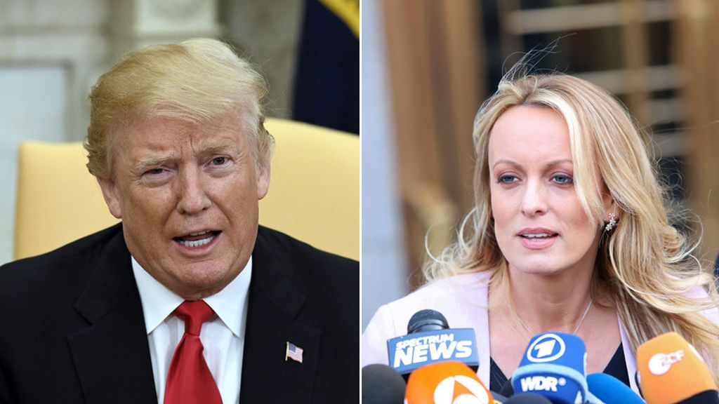 Trump reconoce que pagó a Stormy Daniels para evitar "acusaciones falsas y extorsivas"