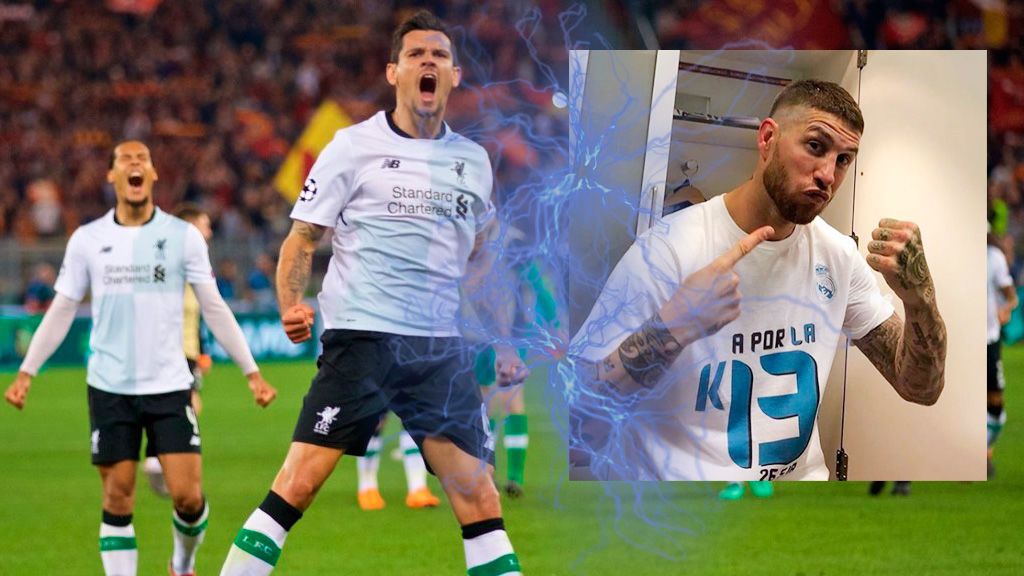 El "A por la 13ª" de los jugadores blancos tras pasar a la final enoja a los hinchas del Liverpool