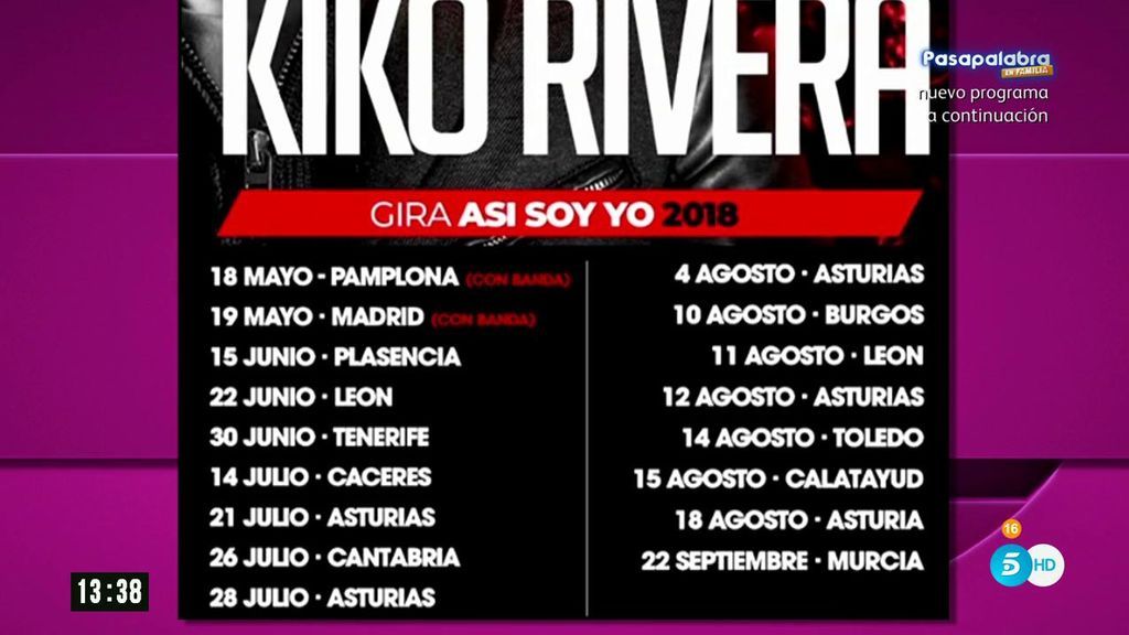 Kiko Rivera suspende su gira