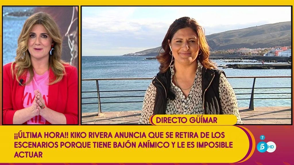 La alcaldesa de Güímar, sobre la cancelación del concierto de Kiko Rivera: “Vamos a esperar a que nos den el parte médico”