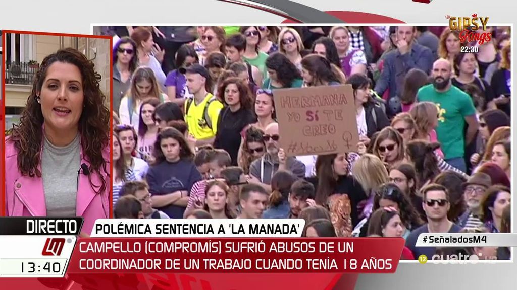 Marian Campello, de Compromís: "El feminismo tiene que llegar también al sistema judicial"