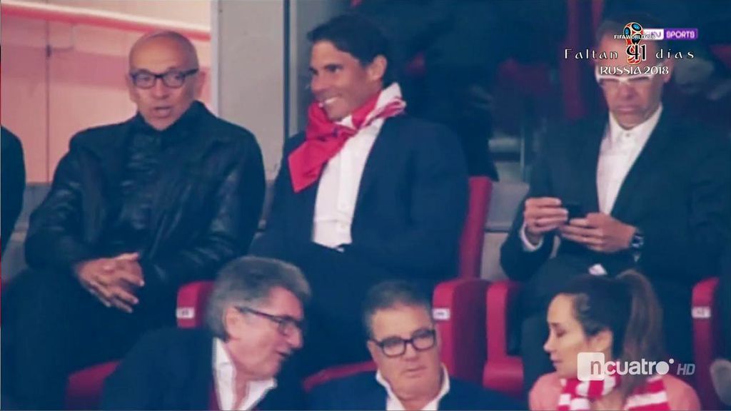 Rafa Nadal, un madridista infiltrado en el Wanda Metropolitano