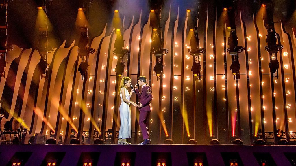Amaia y Alfred ensayo Eurovisión
