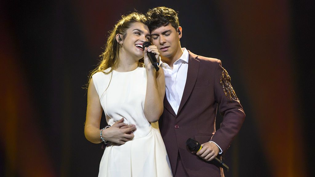 Amaia y Alfred ensayo Eurovisión