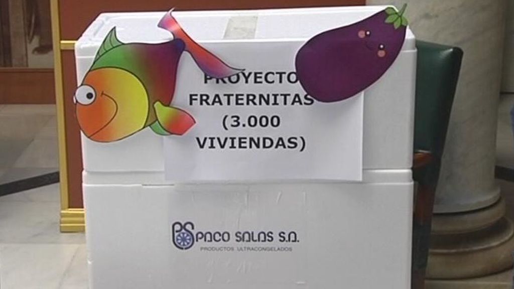 El Ateneo de Sevilla reparte 700 kilos de comida a 100 familias necesitadas