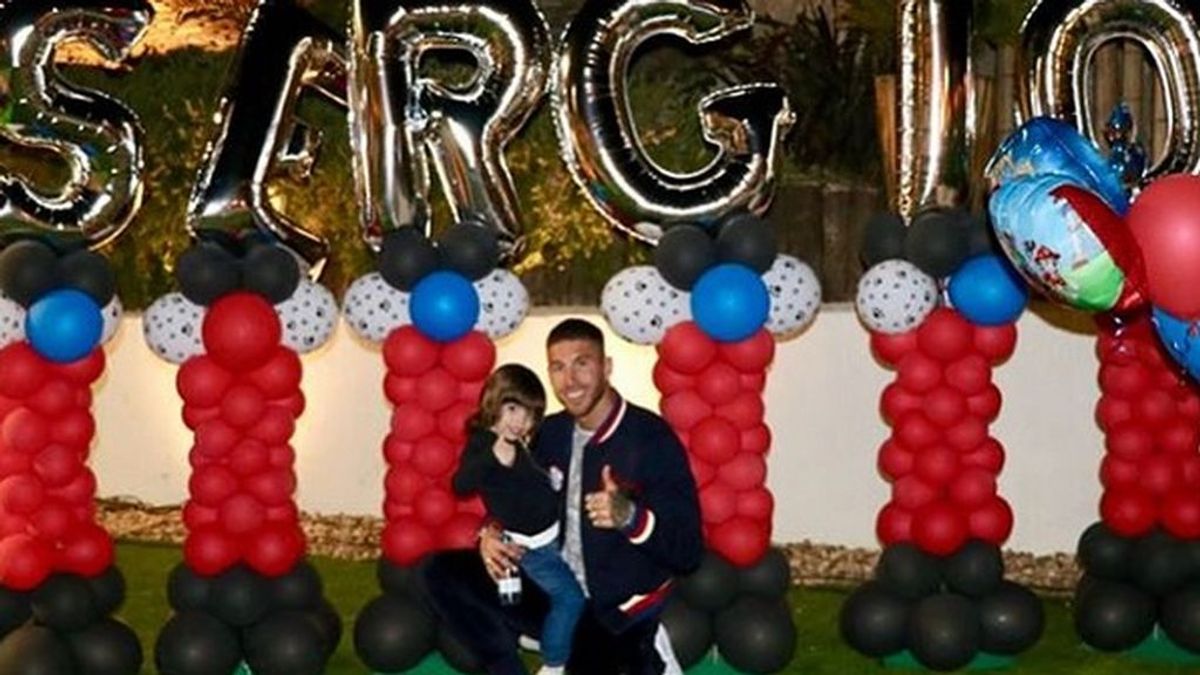 Sergio Ramos y Pilar Rubio celebran el cumpleaños de su hijo Sergio con una súper fiesta
