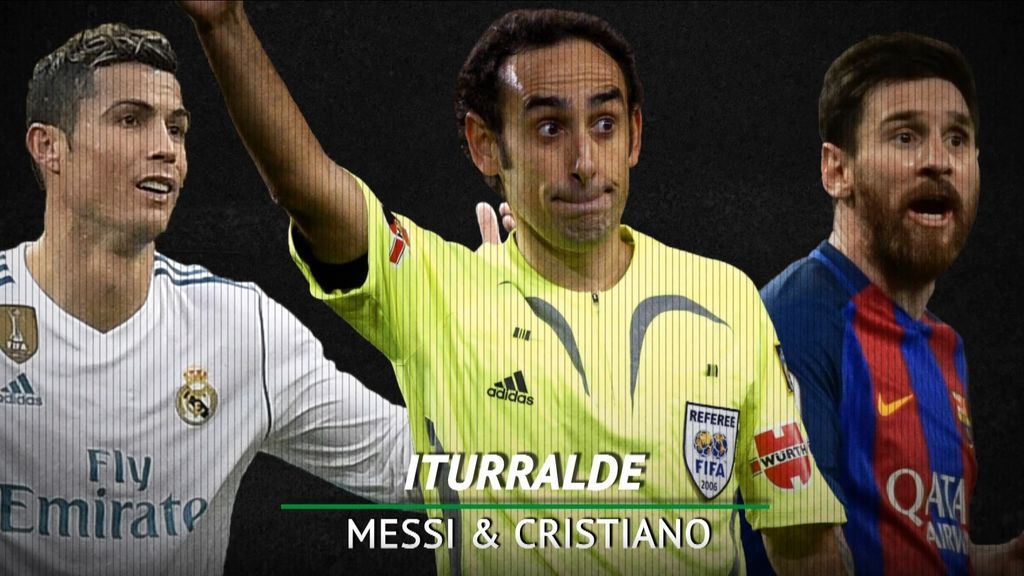 Iturralde confiesa a quién prefieren los árbitros: Messi o Cristiano
