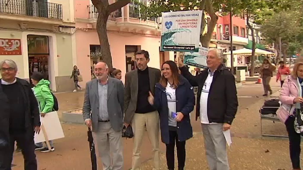 50 personas piden en Ibiza la retirada del decreto del catalán en el IbSalut