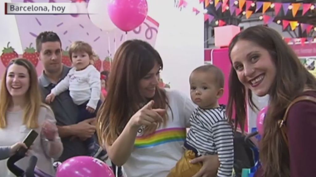 Las madres se reúnen en la Feria de Barcelona para conocer lo último para el bebé