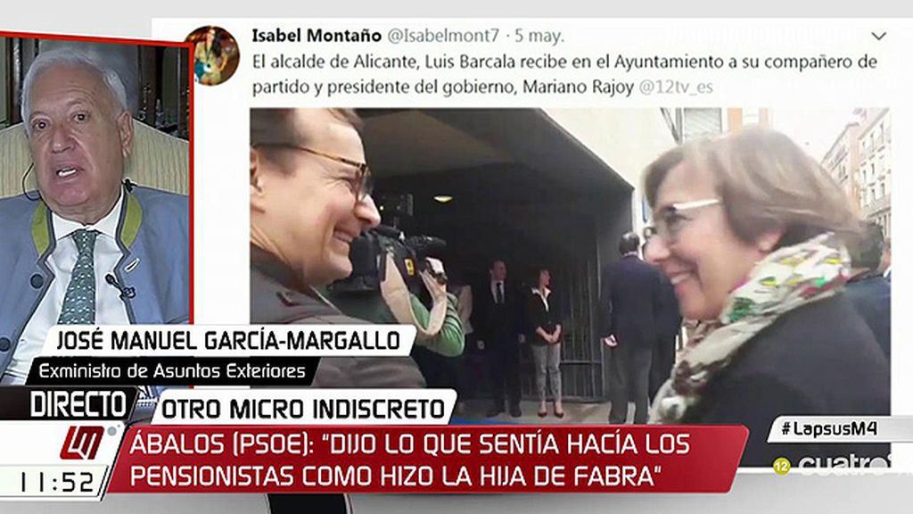 García-Margallo, de las palabras de Carmen Martínez Castro: "Son muy desafortunadas pero es injusto generalizar eso a todo el partido"