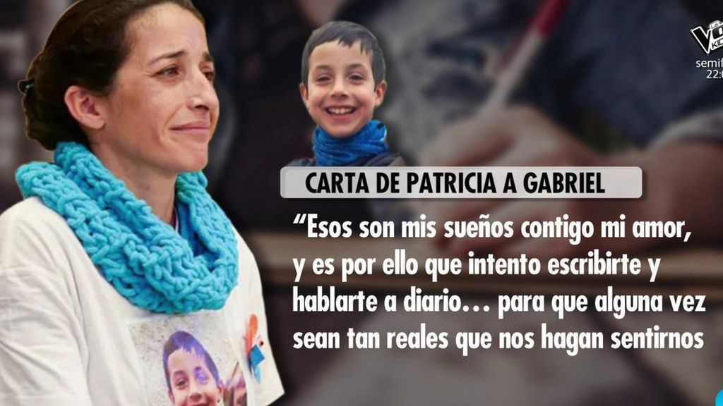 Patricia le escribe una carta a su pequeño Gabriel en el día de la madre