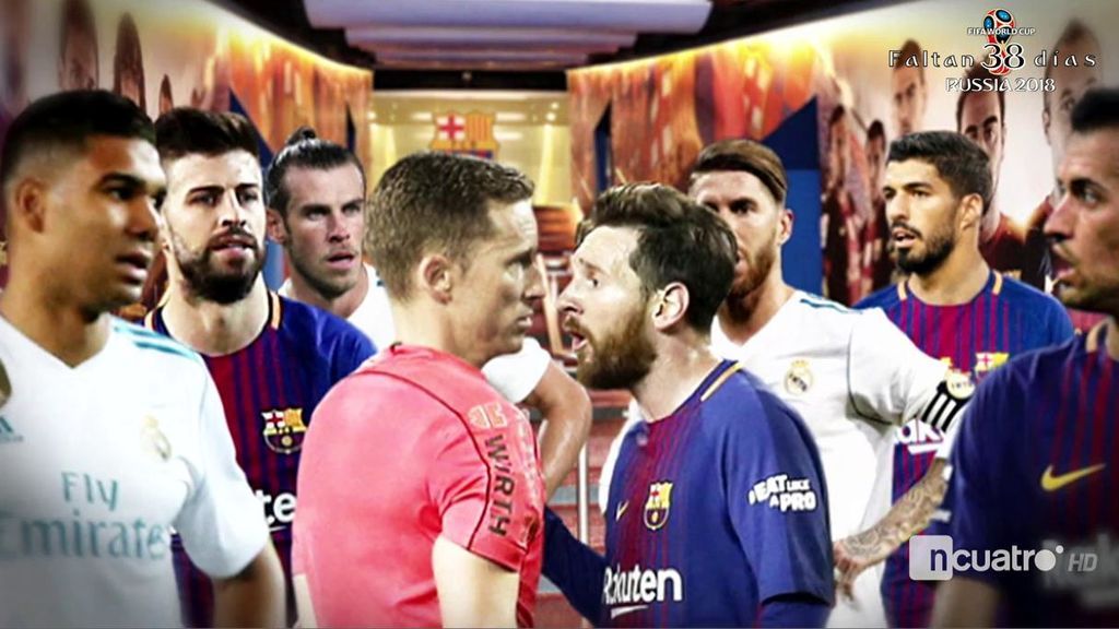 Las palabras de Messi al árbitro en el túnel de vestuarios al descanso del Clásico