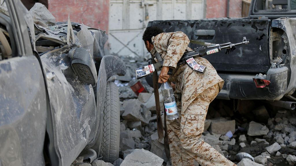 Consecuencias del bombardeo en Yemen