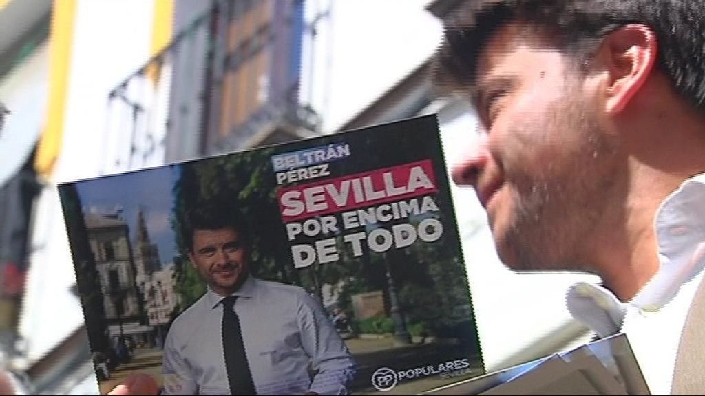 El PP acusa a C's de plagiar un eslogan electoral en Sevilla