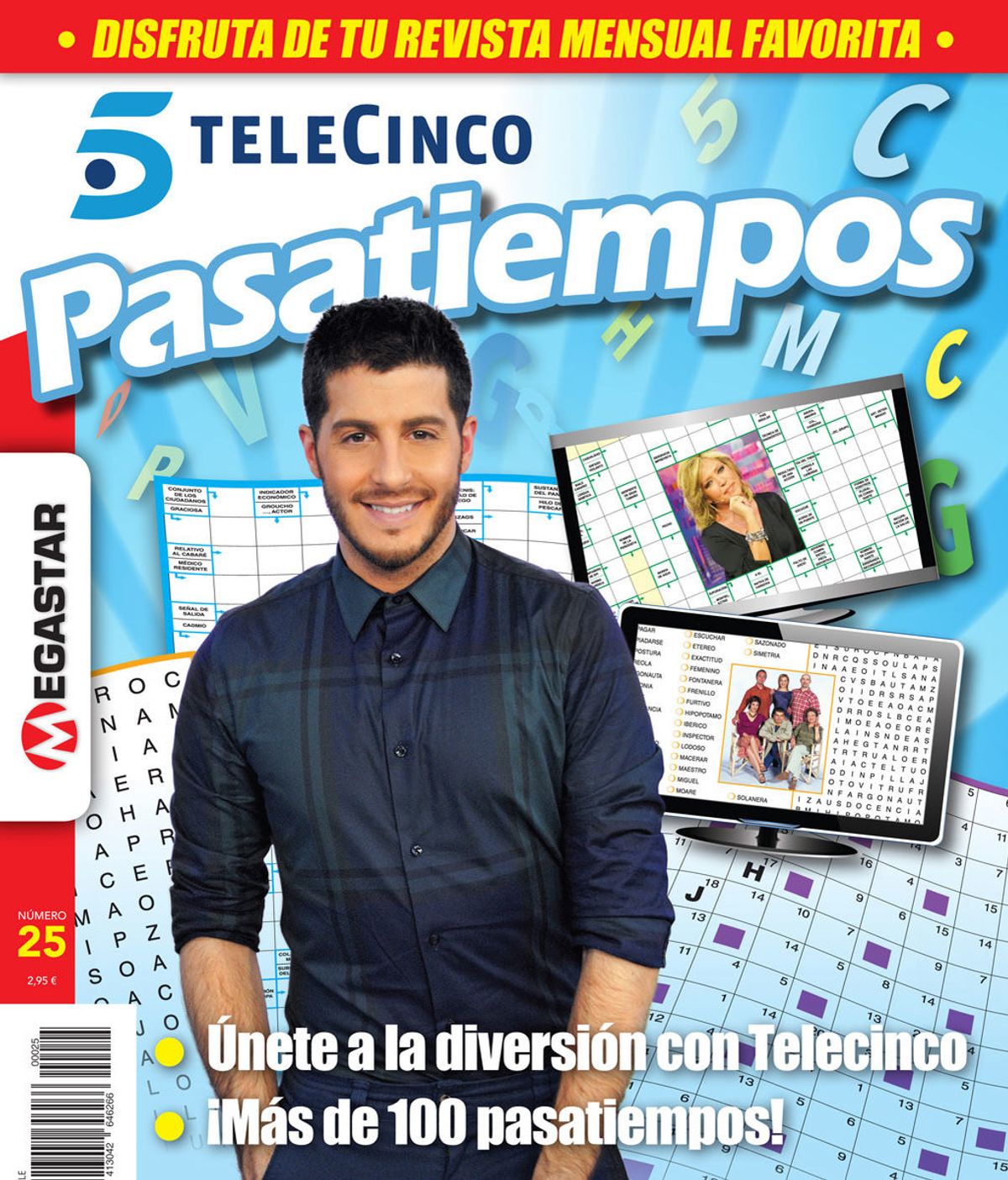 ¡Ya en tu quiosco el nuevo ejemplar de Pasatiempos de Telecinco!