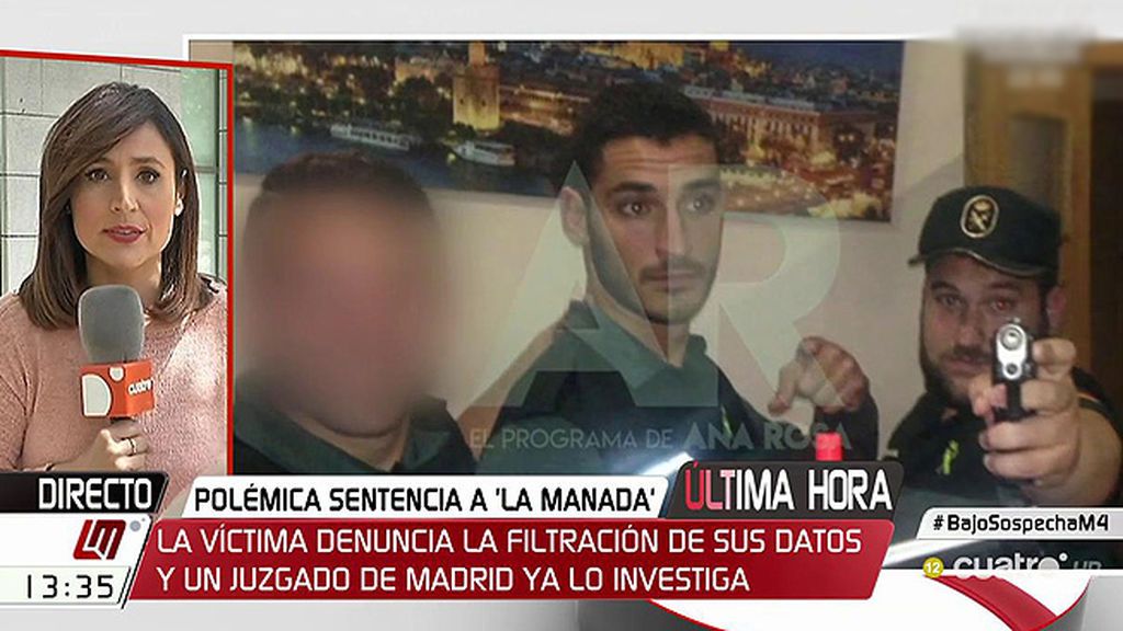 La víctima de 'La manada' denuncia la filtración de sus datos en internet y el tribunal lo admite a trámite