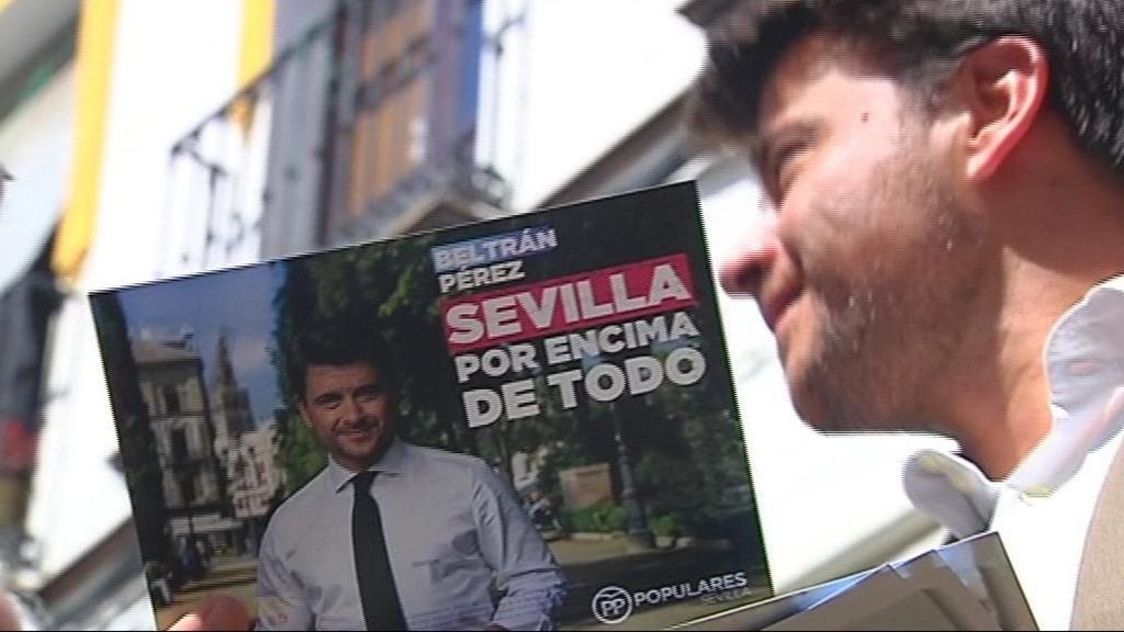 El PP acusa a C's de plagiar un eslogan electoral en Sevilla