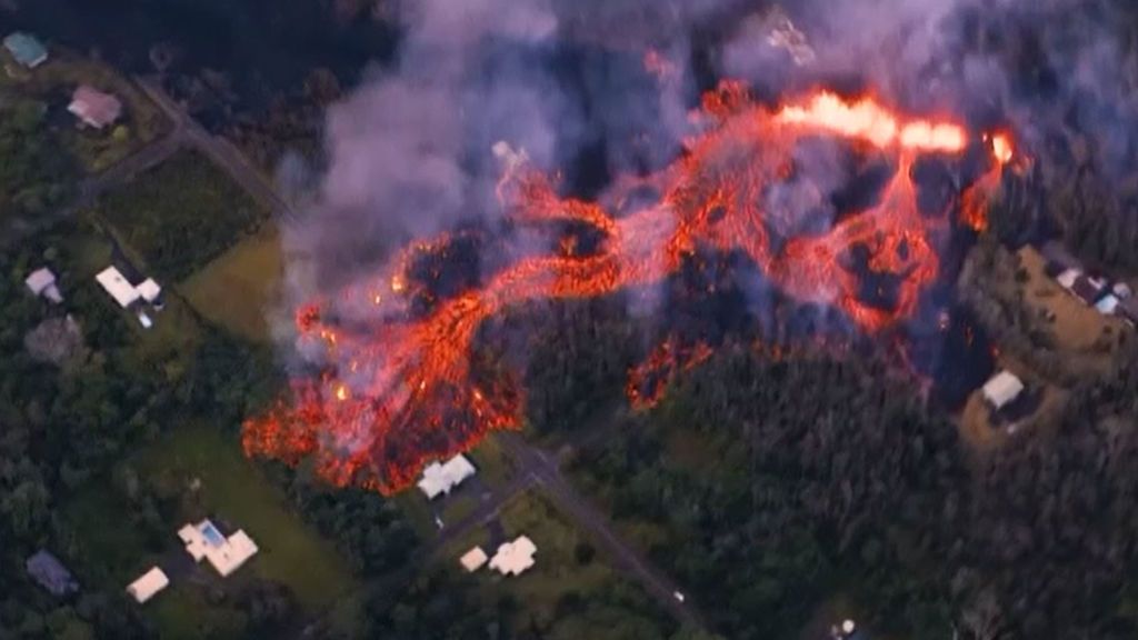 La erupción del volcán Kilauea, en Hawái, obliga a desalojar mil setecientas viviendas