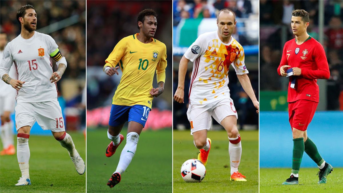 Cristiano, Neymar, Iniesta y Ramos podrán personalizar sus botas con el escudo de su país en el Mundial