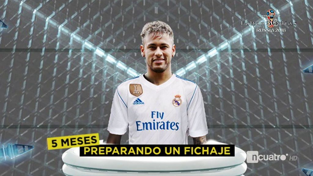 Neymar reaparece en París en medio de los rumores de su fichaje por el Real Madrid