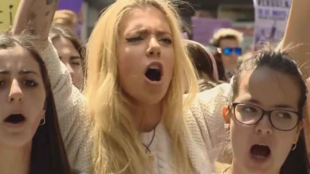 Valeria Quer, en la manifestación contra 'La Manada': "No queremos asesinos, ni violadores en la calle”