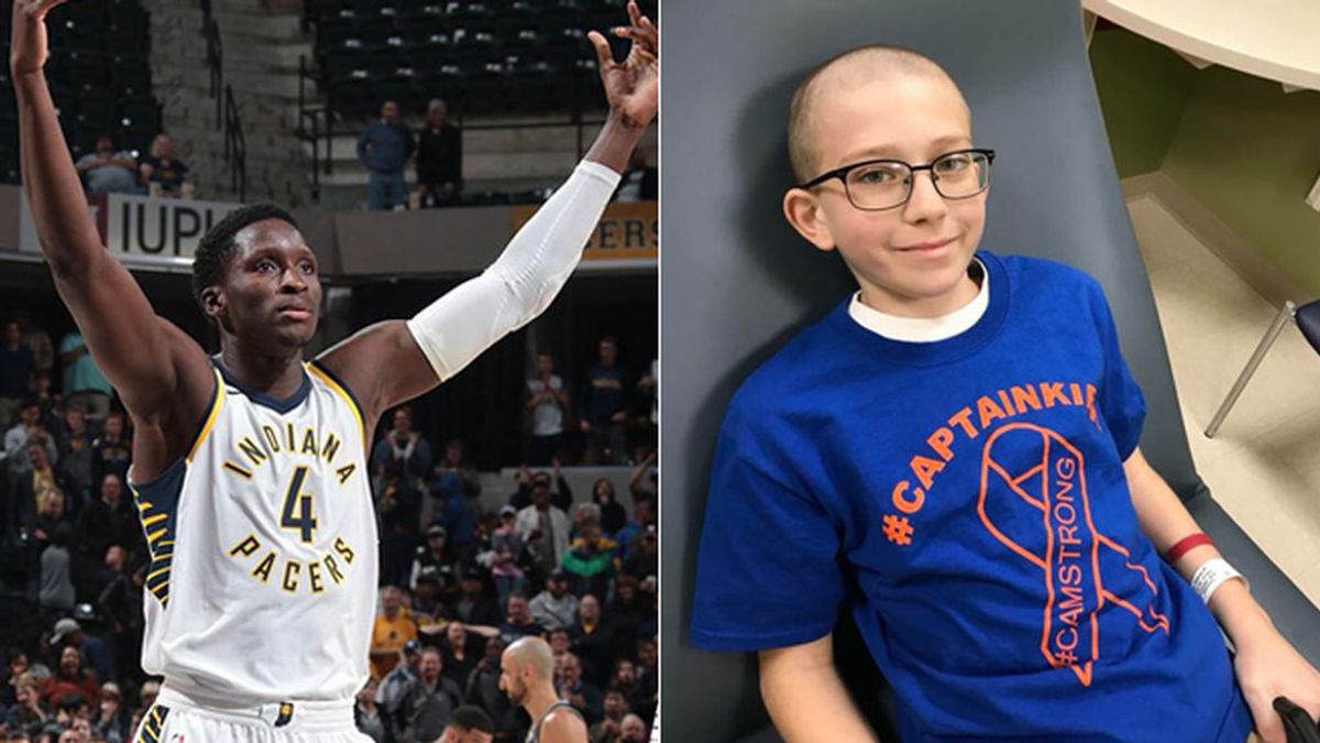 La carta de Oladipo, jugador de la NBA, a un niño de 10 años con leucemia: "Son momentos de temor, pero debes creer en ti mismo"