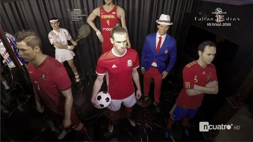 La curiosa broma de Gareth Bale en el museo de cera de Madrid