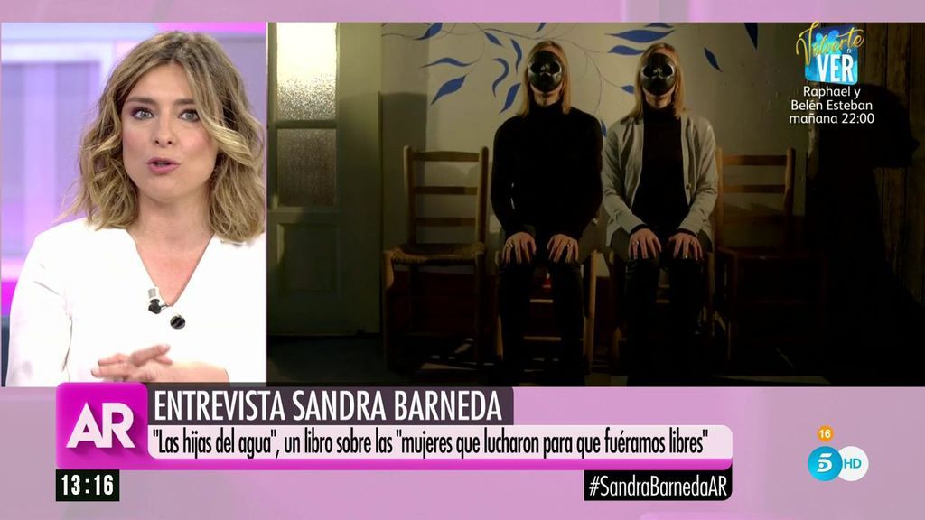 Sandra Barneda habla de la sociedad secreta de mujeres de 'Las hijas del agua'