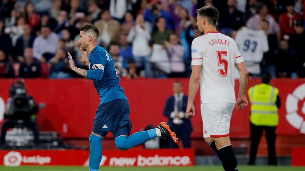 El perdón de Sergio Ramos en la derrota del Real Madrid frente al Sevilla
