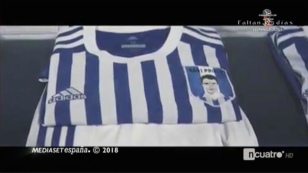 La Real Sociedad lucirá en su escudo la cara de Xabi Prieto como homenaje antes de su retirada