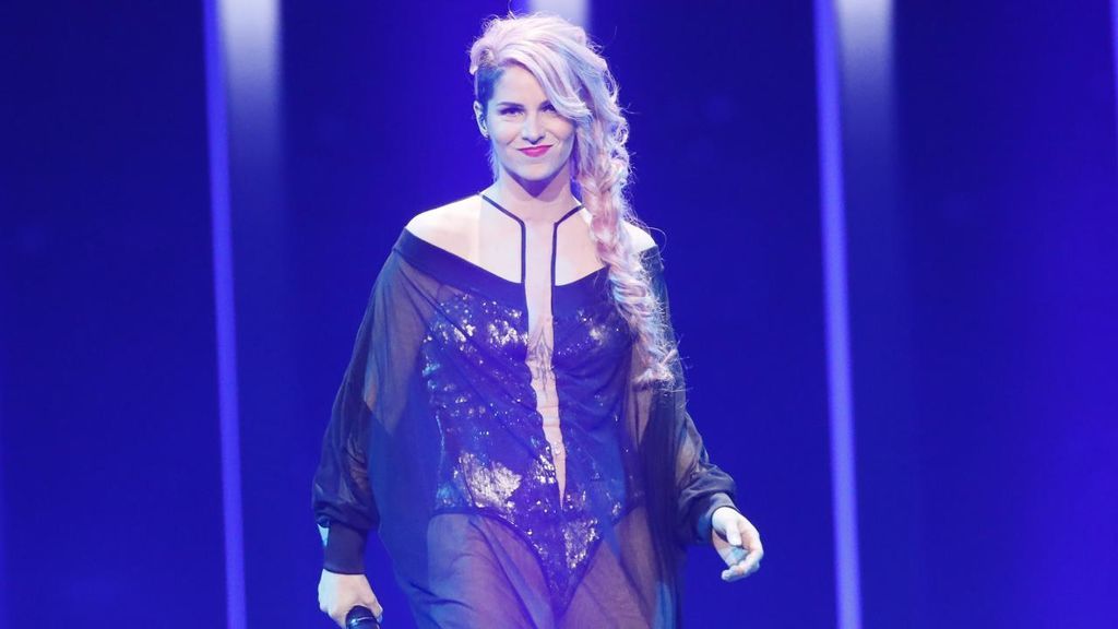 Eslovenia en la segunda semifinal de Eurovisión 2018.