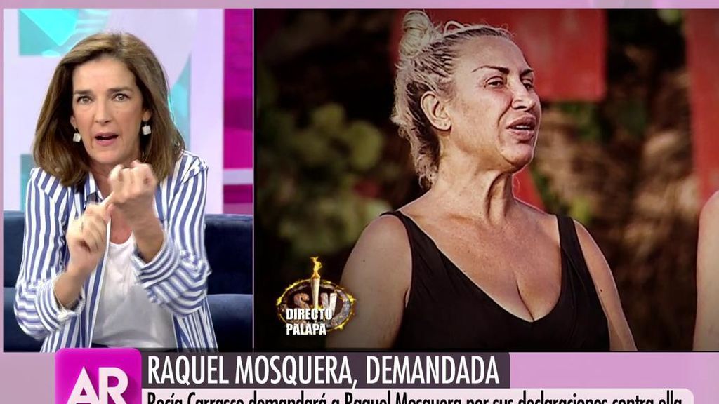 Paloma García Pelayo: "Rocío Carrasco demandará a Raquel Mosquera por sus declaraciones contra ella"