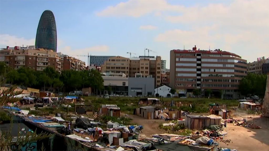 Indignación en Barcelona ante el aumento de poblados 