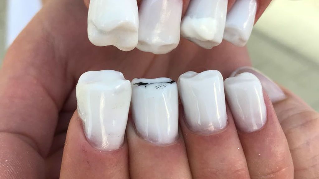 Nueva tendencia en manicura: las 'uñas muela'