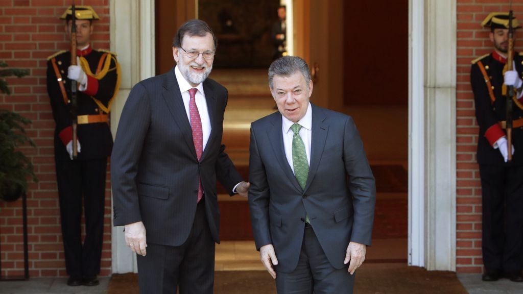 El presidente de Colombia se reúne con Mariano Rajoy en La Moncloa