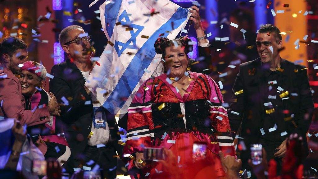 Así celebra Israel el triunfo de Netta en Eurovisión