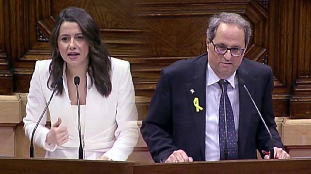 Arrimadas VS Torras: así fue su enfrentamiento en la sesión del Parlament