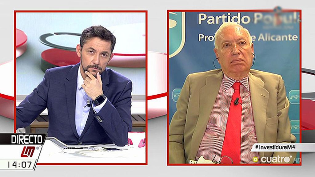 García-Margallo, sobre Cataluña: "Van a montar estructuras para llegar a la secesión sin pisar una raya que los lleve a la cárcel"