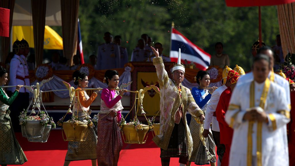 Ceremonia de labranza real en Tailandia