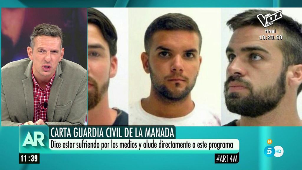 La respuesta de Joaquín Prat al guardia civil de 'La Manada': "Los que habláis de burundanga y violar sois vosotros en el chat"