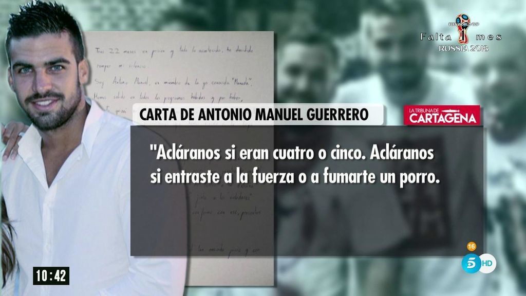La carta del guardia civil de 'La Manada': "Los tres magistrados absuelven de la agresión sexual. Su misión es impartir justicia; no cazar brujas"